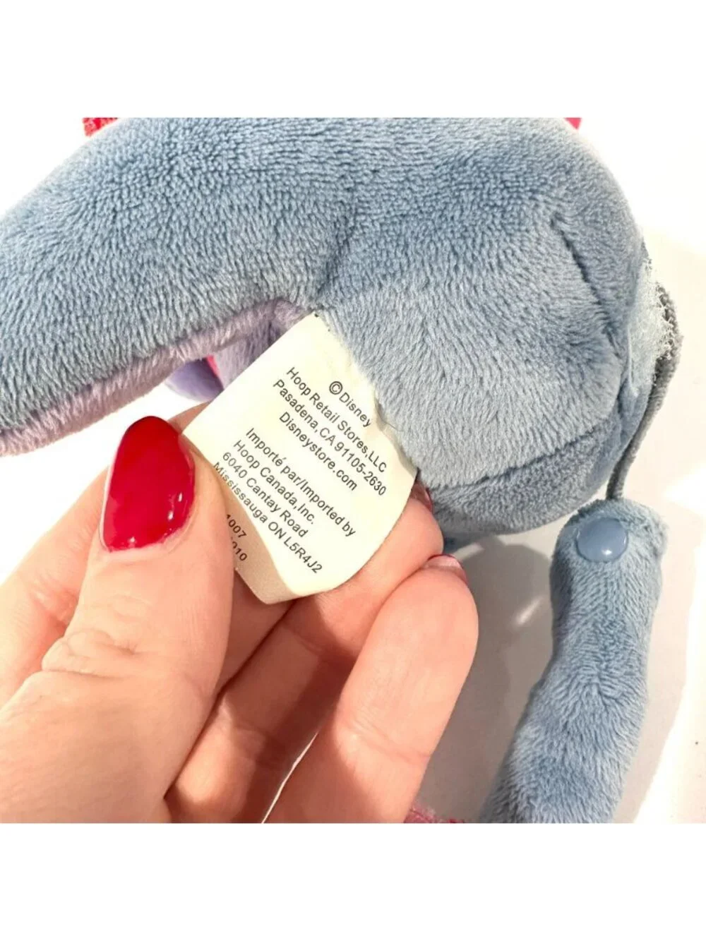 Disney Hoop Retail Stores Love's Fool Eeyore Plush
